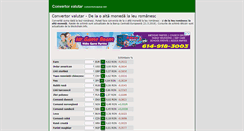 Desktop Screenshot of convertorvalutar.net